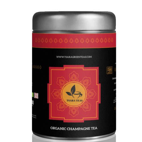 Champagne green tea